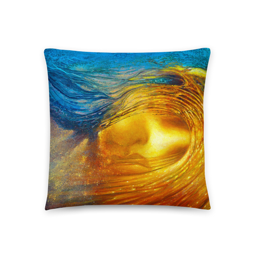 Wave of Thought Throw Pillow by Matthew Smith