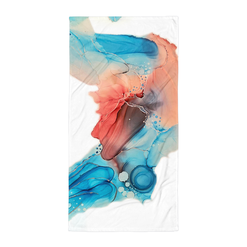 Serenity | Energy Art by Rebecca Bond | Beach Towel