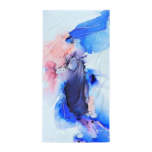 Levitate | Energy Art by Rebecca Bond | Beach Towel