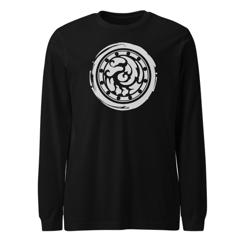 SAMJOKO CIRCLE WHITE Unisex Long Sleeve Tee