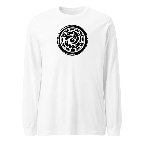 SAMJOKO CIRCLE BLACK Unisex Long Sleeve Tee