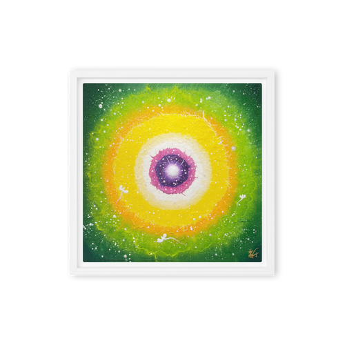 13th Anniversary Special - Light of Life #25 We're All Shining by Jisu Han - Framed Canvas Print
