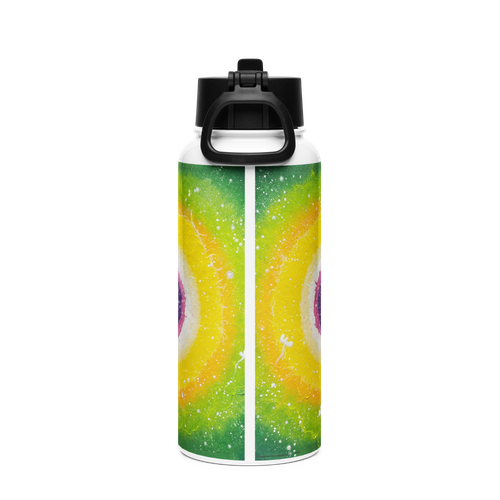 13th Anniversary Special - Light of Life #25 We're All Shining by Jisu Han | Stainless Steel Water Bottle with a Straw Lid