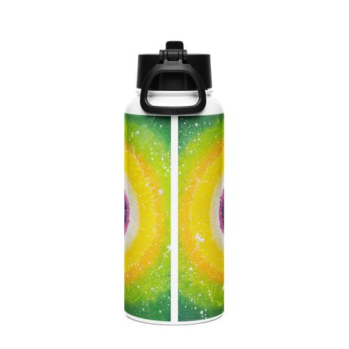 13th Anniversary Special - Light of Life #25 We're All Shining by Jisu Han | Stainless Steel Water Bottle with a Straw Lid