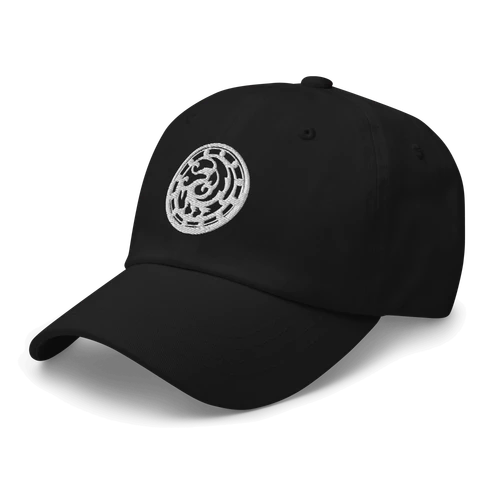 SAMJOKO ROUND WHITE Embroidered Classic Dad Hat
