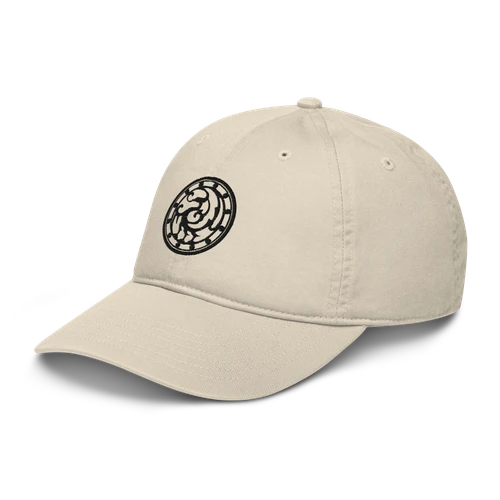 SAMJOKO ROUND BLACK Organic Baseball Cap