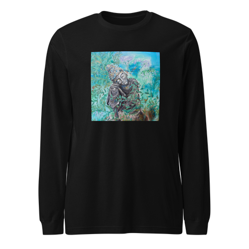 GARDEN BUDDHA by Karina Woldt Unisex Long Sleeve Tee