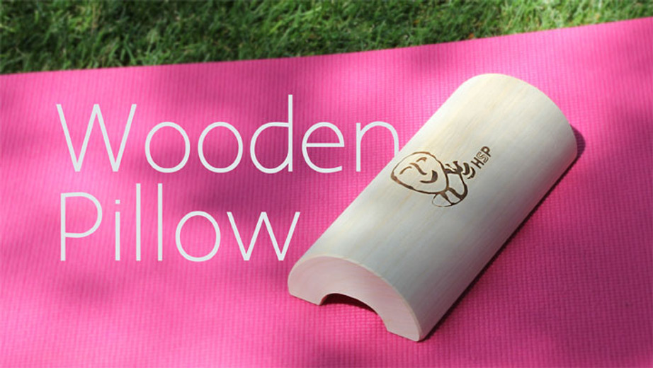 Stress Release & Circulation with the Wooden Pillow for Neck & Shoulders