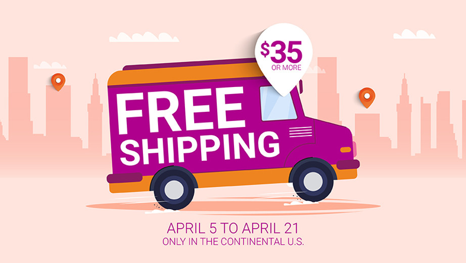 Free Shipping on Purchases Over $35 for a Limited Time