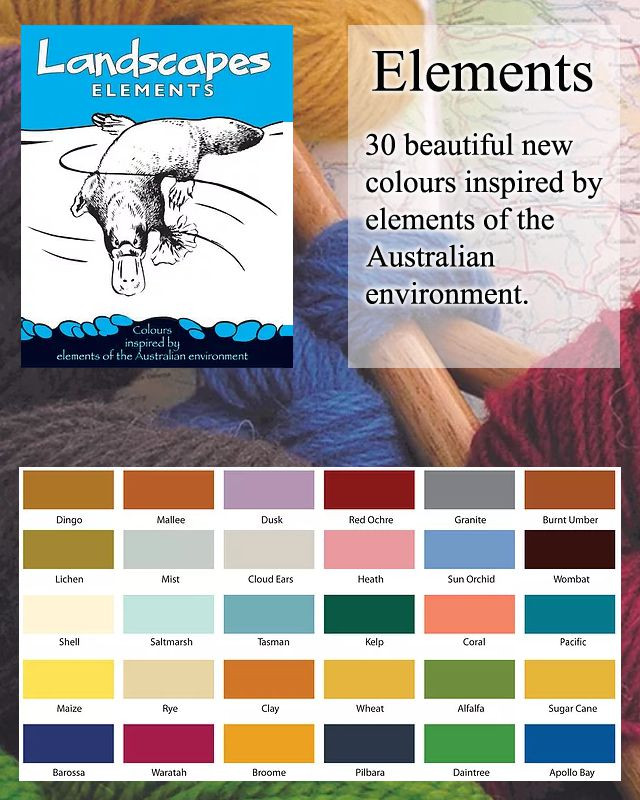 Landscape Dyes - Elements - Twisted Sisters Fiber Mill