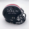 Archie Griffin Autographed Ohio State Buckeyes Riddell Black Speed Mini Helmet - H.T. 1974/75 Inscription - Certified Authentic