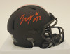 TreyVeon Henderson Ohio State Buckeyes Autographed Black Mini Helmet - Beckett Authentic