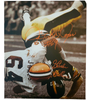 Turkey Jones Cleveland Browns 20x24 Autographed Canvas 3 - Certified Authentic