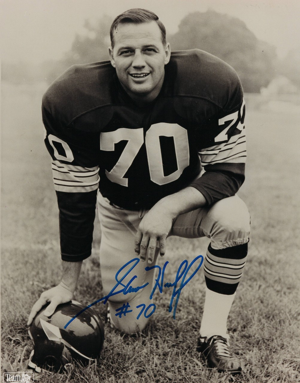 redskins team autographed football
