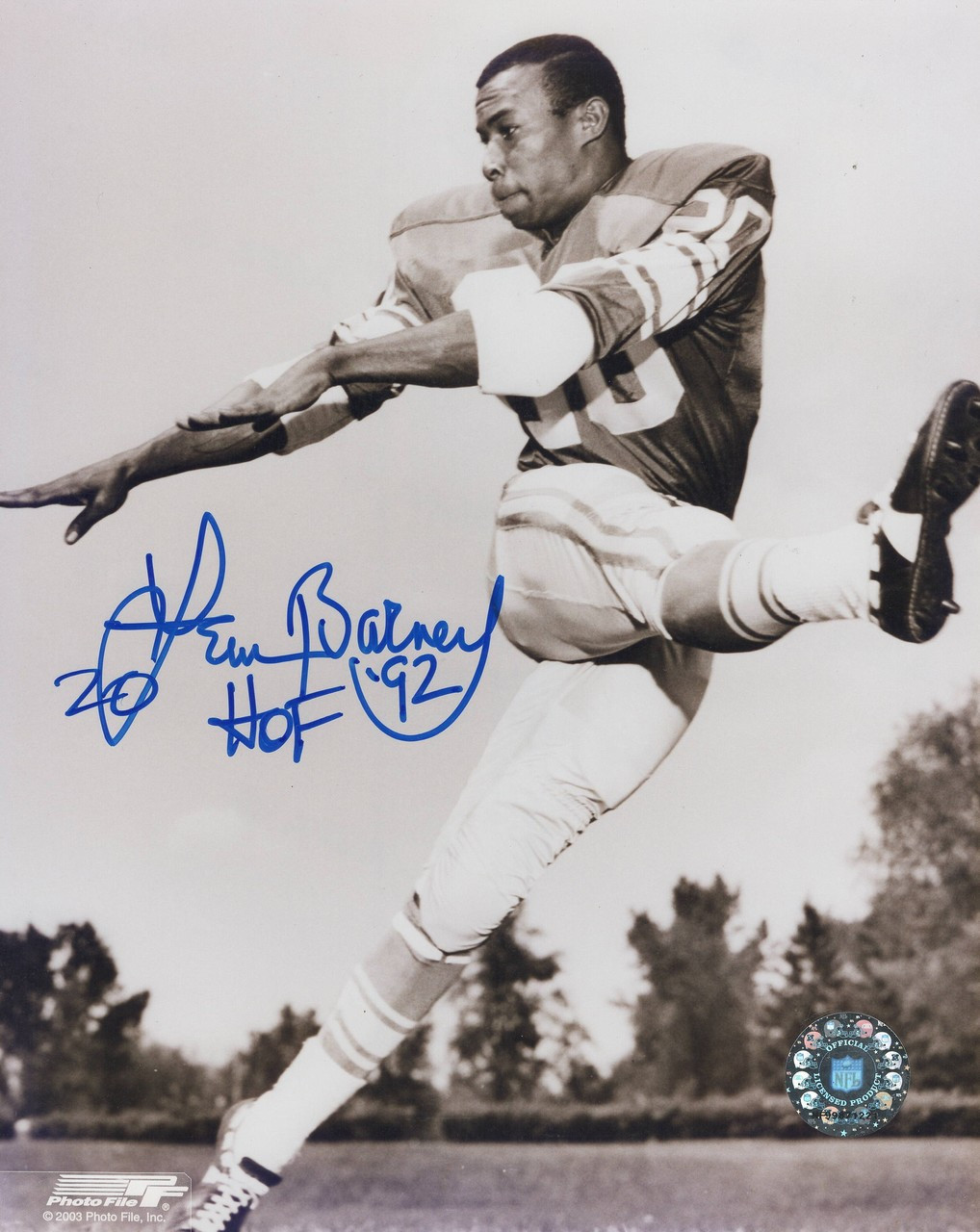 detroit lions lem barney