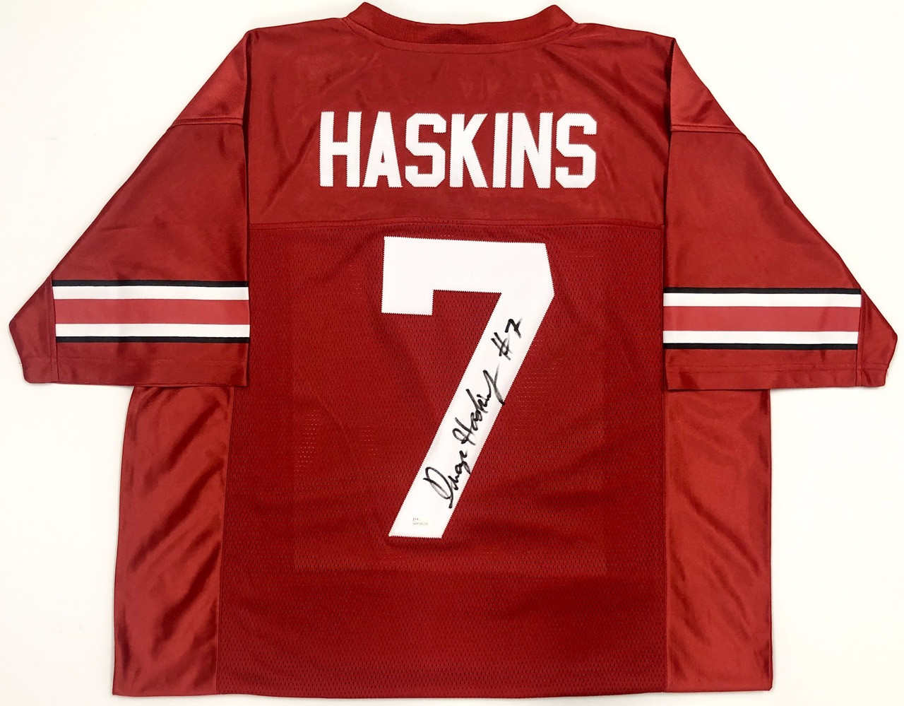 Dwayne Haskins Ohio State Buckeyes Autographed OFFICIALLY LICENSED Jersey - JSA Witness Authentic