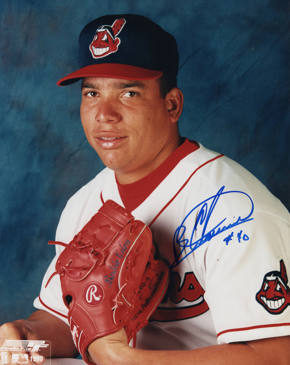 Bartolo Colon Cleveland Indians 8-7 8x10 Autographed Photo