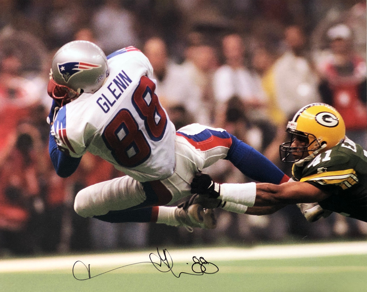 Terry Glenn New England Patriots 16-1 16x20 Autographed Photo