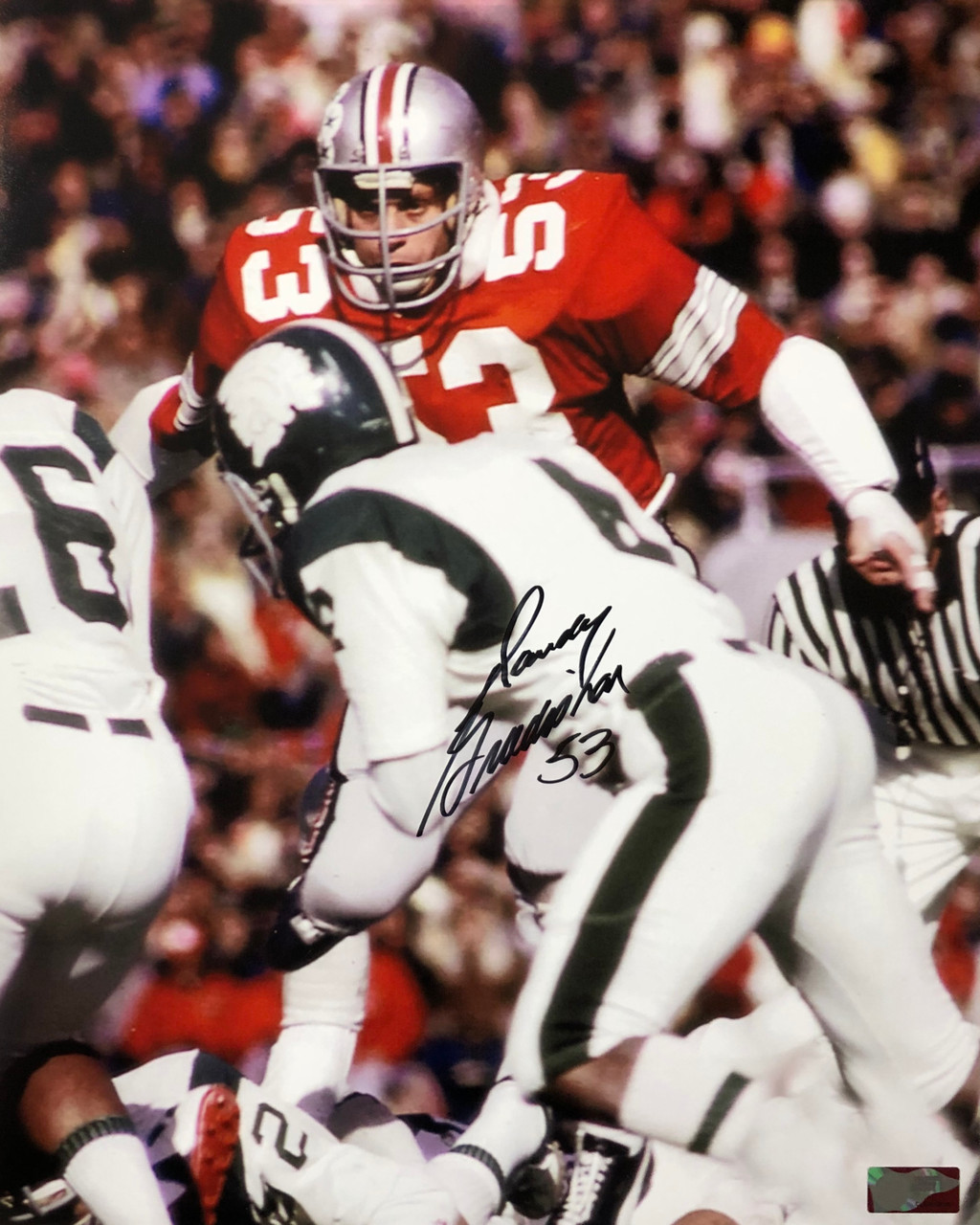 Randy Gradishar Ohio State Buckeyes 16-2 16x20 Autographed Photo