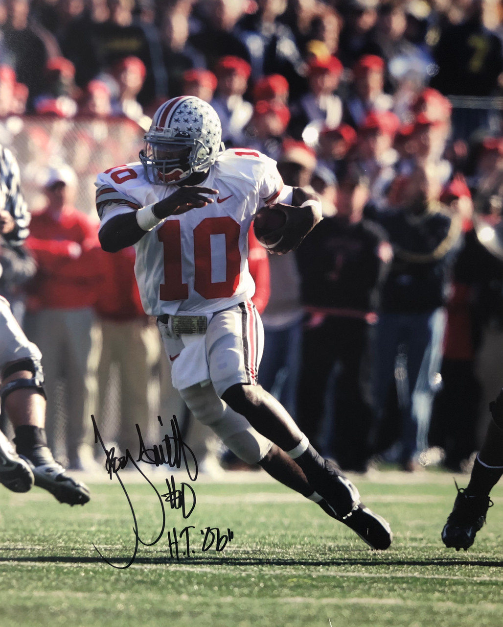 troy smith autographed jersey