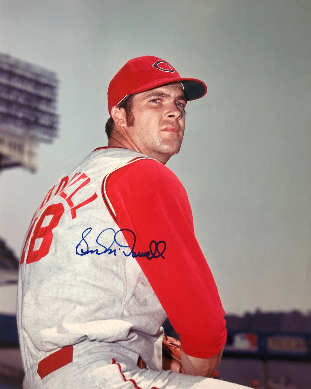 MAJESTIC  SAM McDOWELL Cleveland Indians 1969 Cooperstown