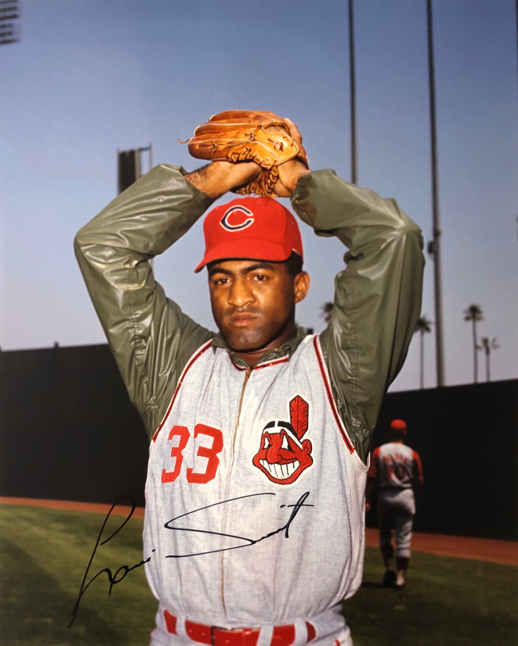 Luis Tiant with the Cleveland Indians. Tiant played for the