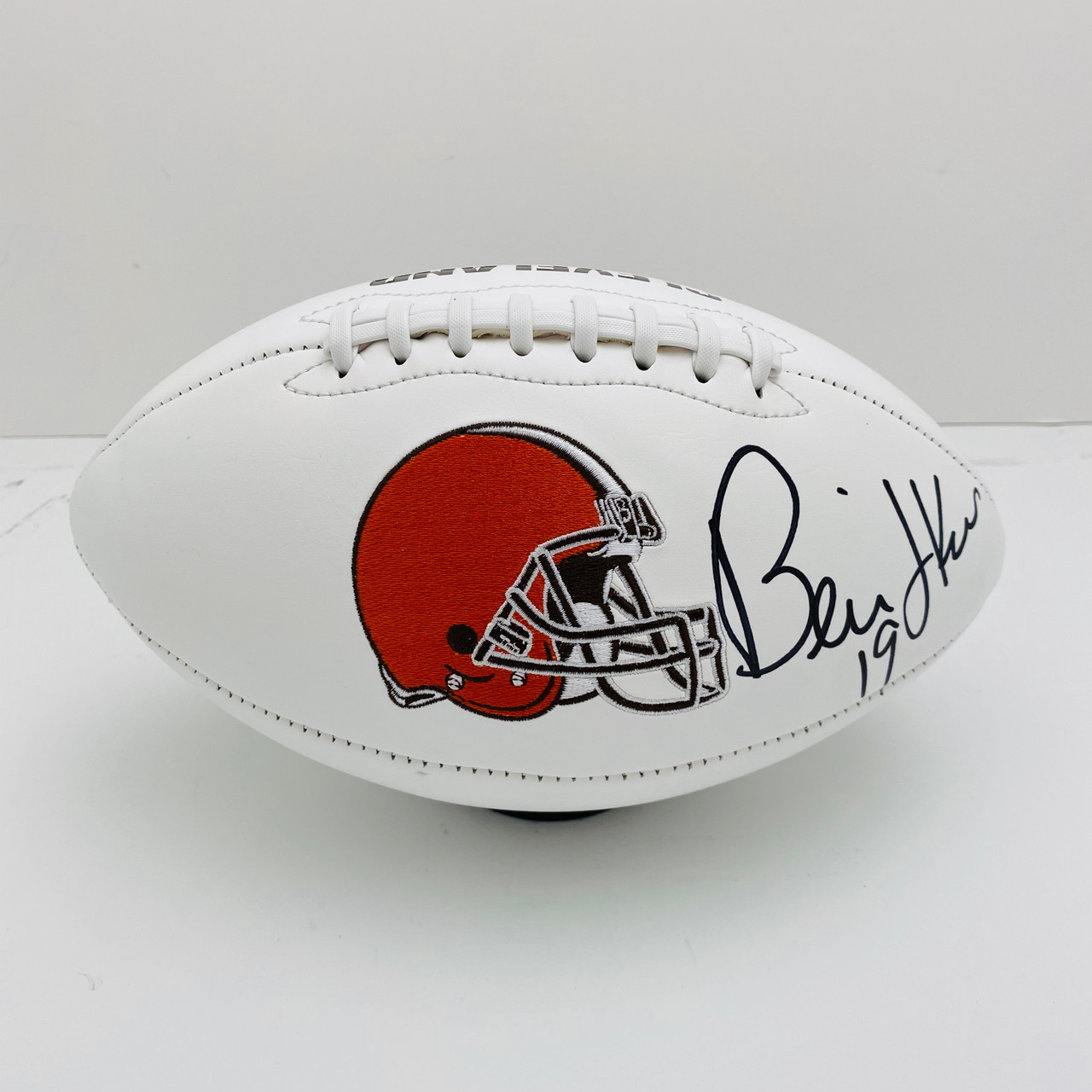 Bernie Kosar Cleveland Browns Autographed White Panel Football