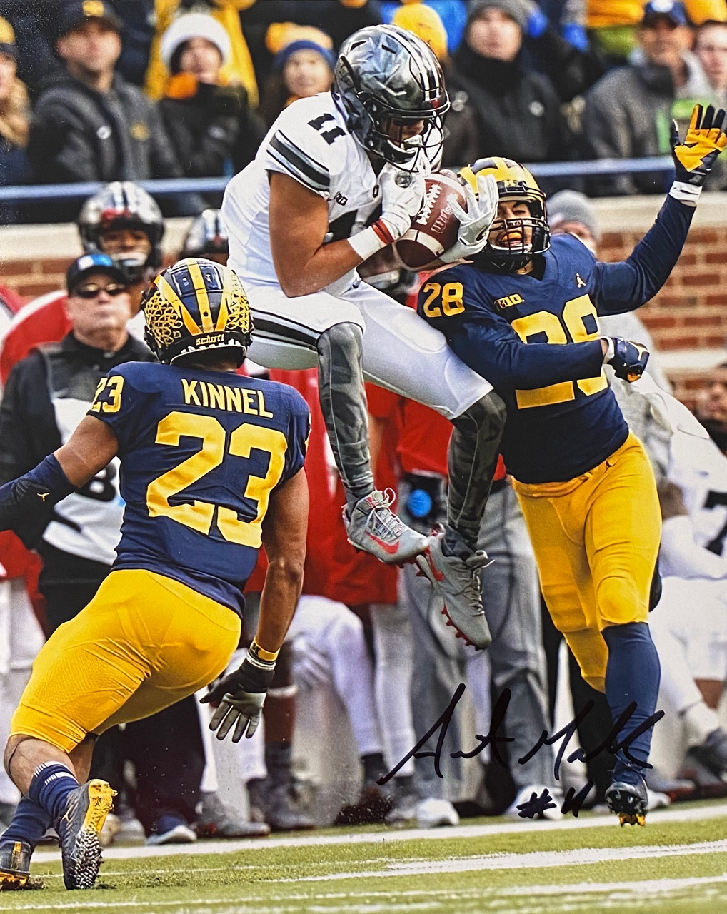 Austin Mack Ohio State Buckeyes 82 8x10 Autographed Photo Certified