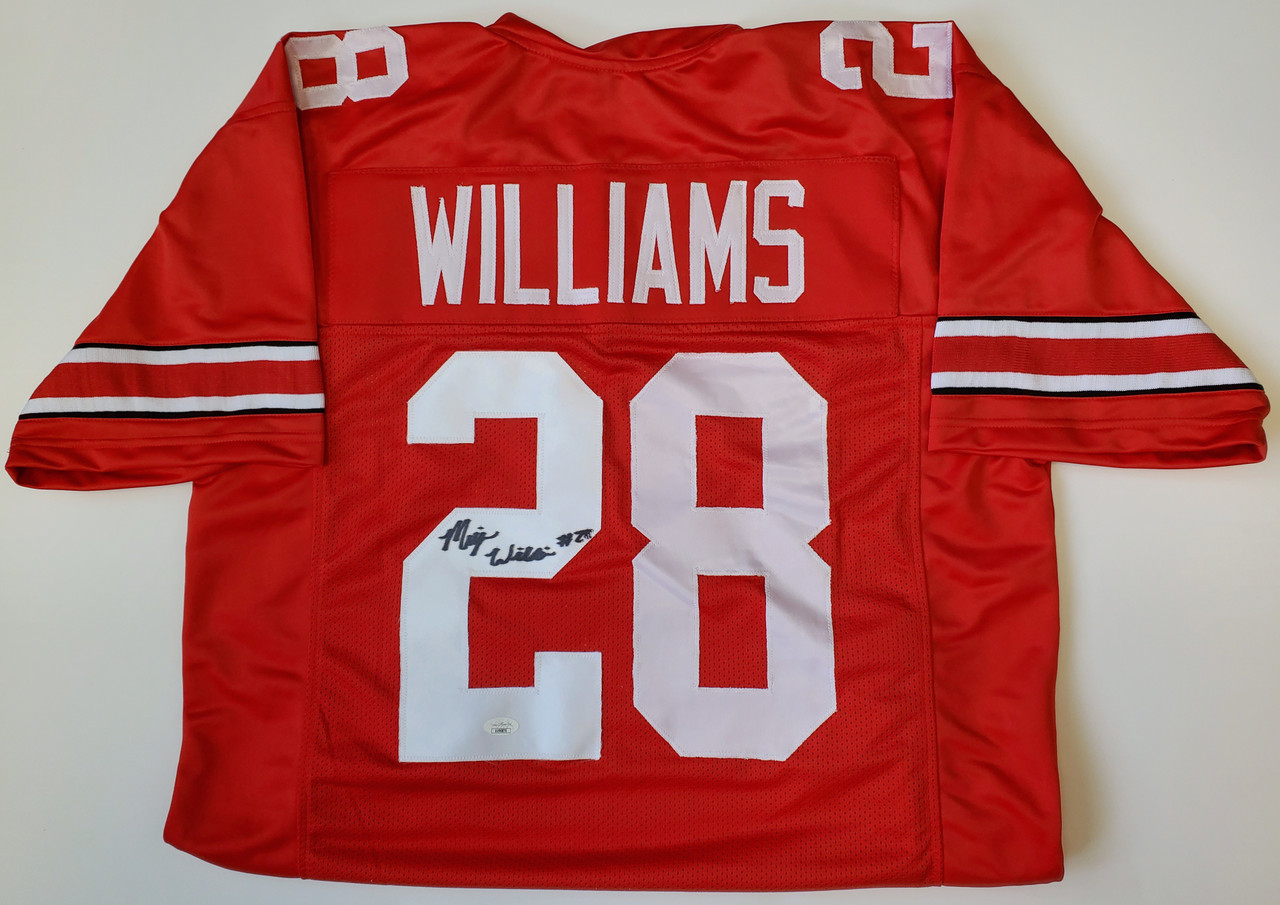 Miyan Williams Ohio State Buckeyes Autographed Jersey JSA Authentic