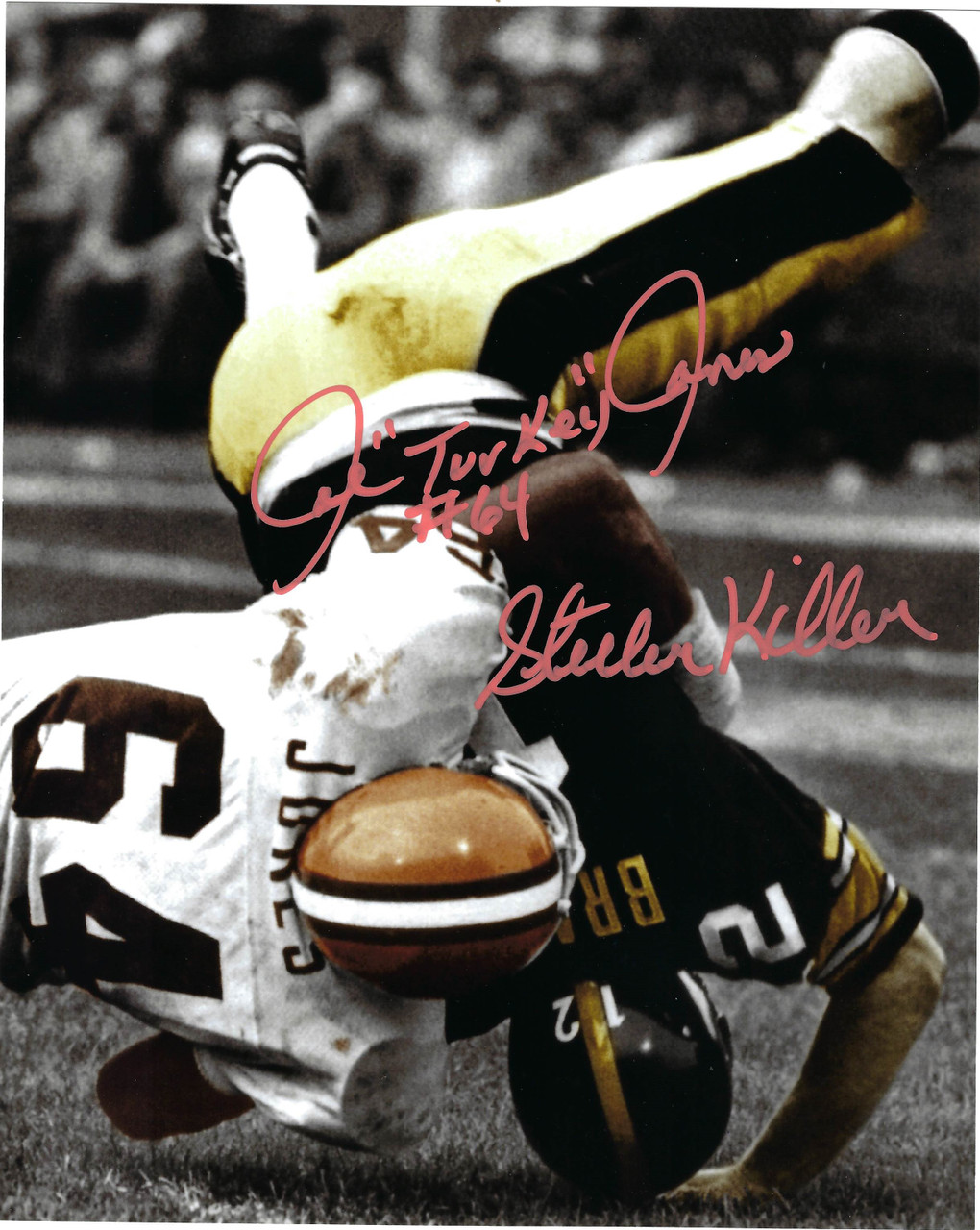 Turkey Jones Cleveland Browns 8-6 8x10 Autographed Photo