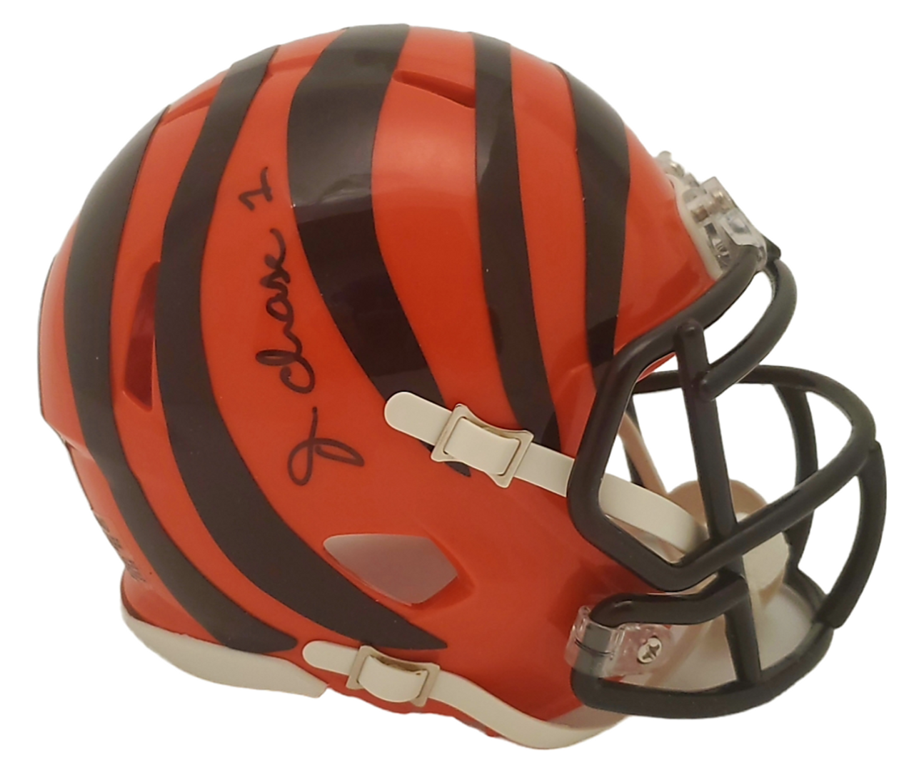 Ja'Marr Chase Cincinnati Bengals Autographed Signed Speed Mini Helmet -  Beckett Authentic