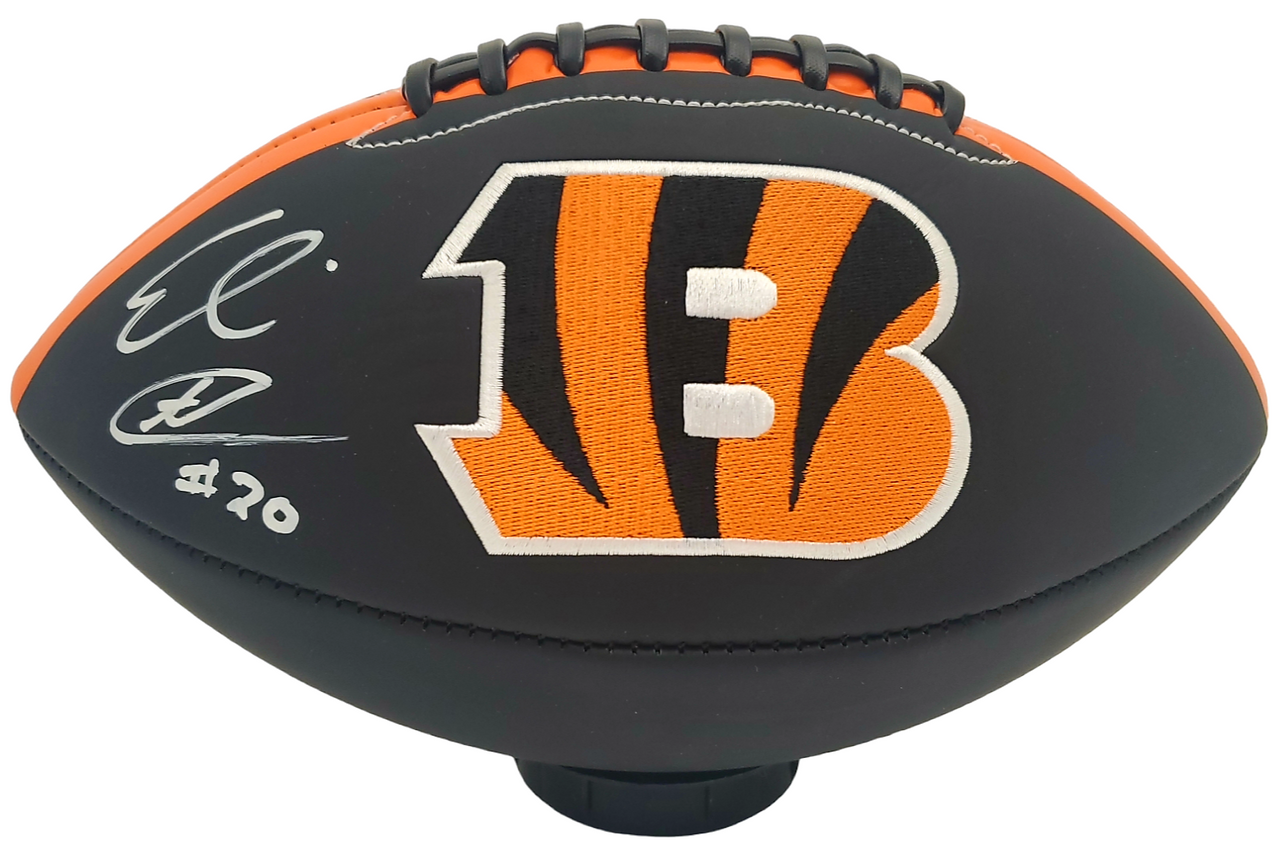 Eli Apple Cincinnati Bengals Autographed Black Panel Football - Beckett  Authentic