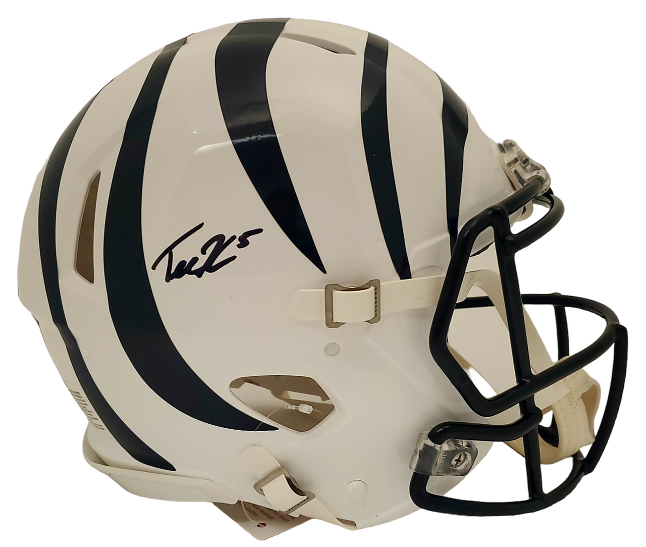 Tee Higgins Cincinnati Bengals Autographed White Alternate Speed Authentic  Helmet - Beckett Authentic