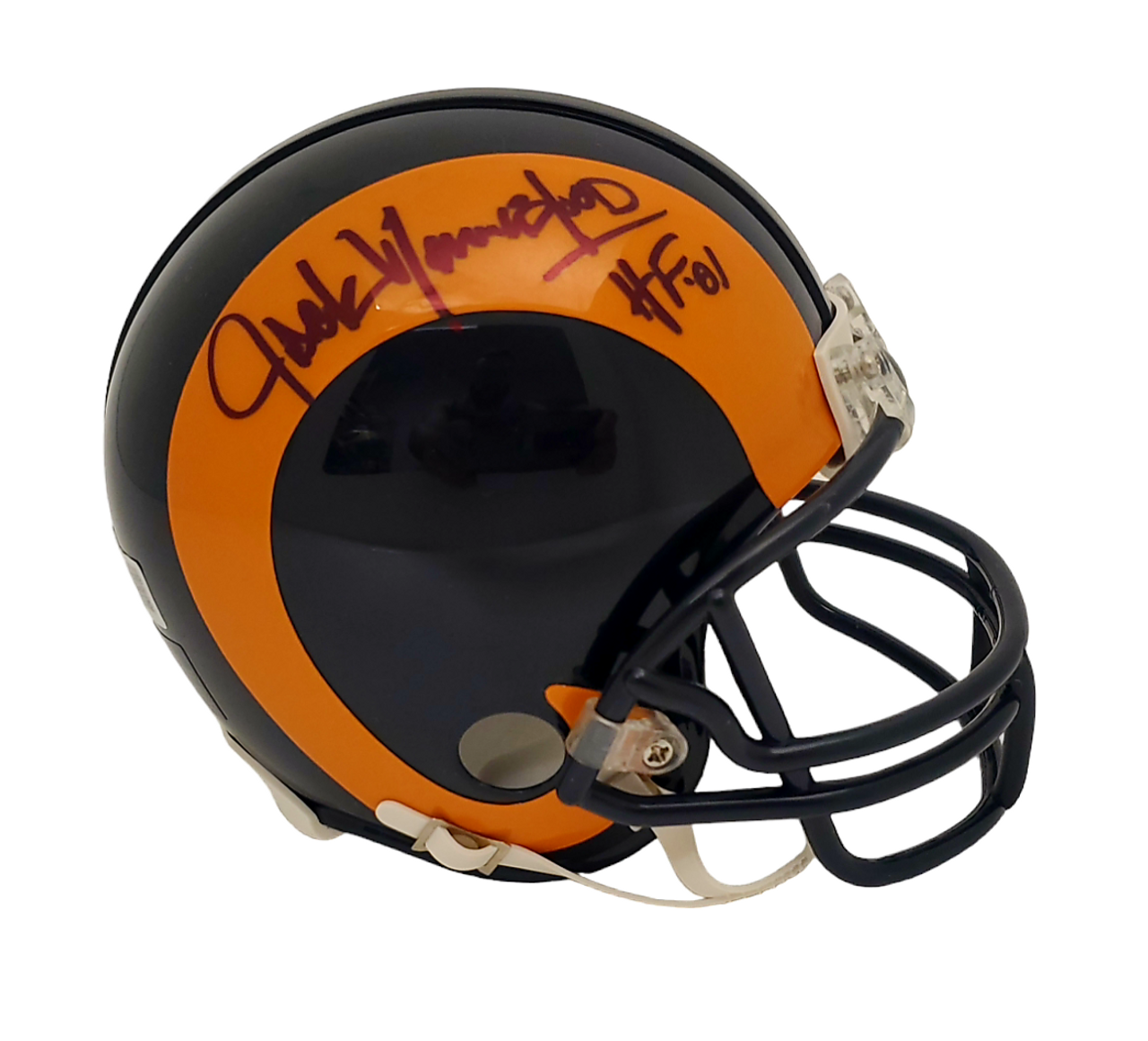 Jack Youngblood Los Angeles Rams Autographed Throwback Mini Helmet