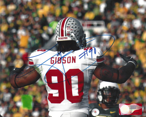 Thadeus Gibson OSU 8-3 8x10 Autographed Photo - Certified Authentic