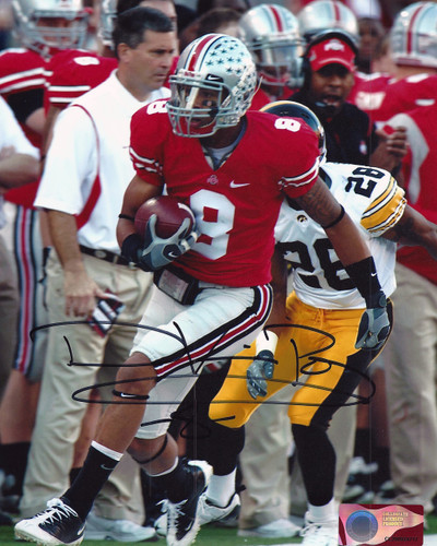 DeVier Posey OSU 8-9 8x10 Autographed Photo - Certified Authentic
