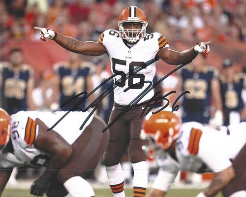 Karlos Dansby Browns 8-2 8x10 Autographed Photo - Certified Authentic