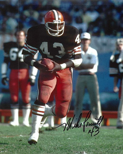Mike Pruitt Browns 8-3 8x10 Autographed Photo - Certified Authentic