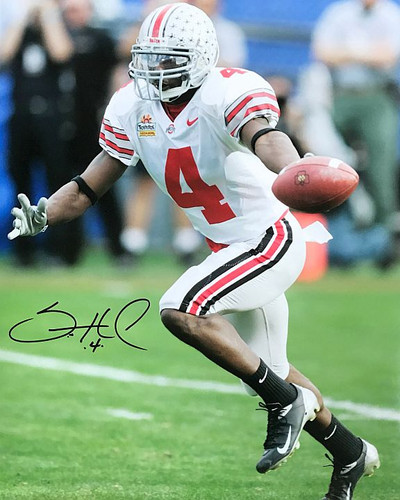 Santonio Holmes OSU 16-1 16x20 Autographed Signed Photo - Certified Authentic