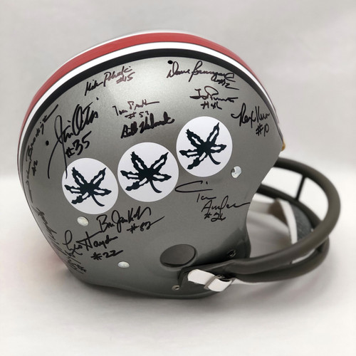 1968 Team OSU Autographed Signed Replica Helmet - Certified Authentic