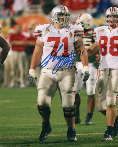 Shane Olivea OSU 8-1 8x10 Autographed Photo - Certified Authentic