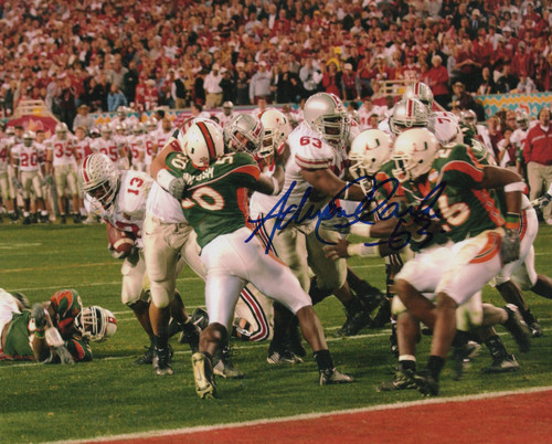 Adrien Clarke OSU 8-1 8x10 Autographed Photo - Certified Authentic