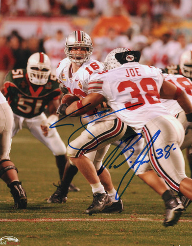 Craig Krenzel & Brandon Joe OSU 8-1 8x10 Autographed Photo - Certified Authentic