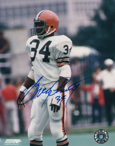 Greg Pruitt Cleveland Browns 8-10 8x10 Autographed Photo - Certified Authentic