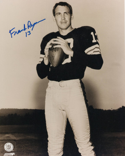 Frank Ryan Cleveland Browns 8-4 8x10 Autographed Photo - Certified Authentic