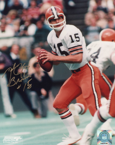 Mike Phipps Browns 8-2 8x10 Autographed Photo - Certified Authentic