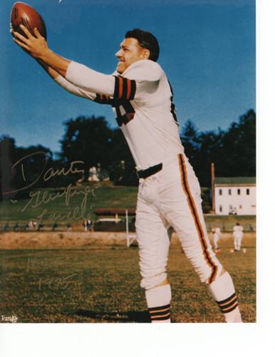 Dante Lavelli Cleveland Browns 8-6 8x10 Autographed Signed Photo - Certified Authentic