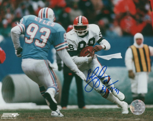 Reggie Langhorne Cleveland Browns 8-4 8x10 Autographed Photo - Certified Authentic