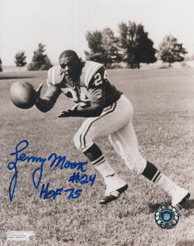 Lenny Moore Baltimore Colts 8-2 8x10 Autographed Photo - Certified Authentic
