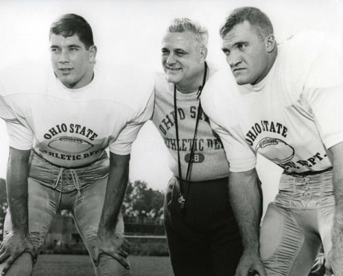 Woody Hayes & Greg Lashutka Ohio State Buckeyes Licensed Unsigned Photo
